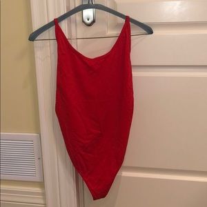 Red TNA Bodysuit size Medium